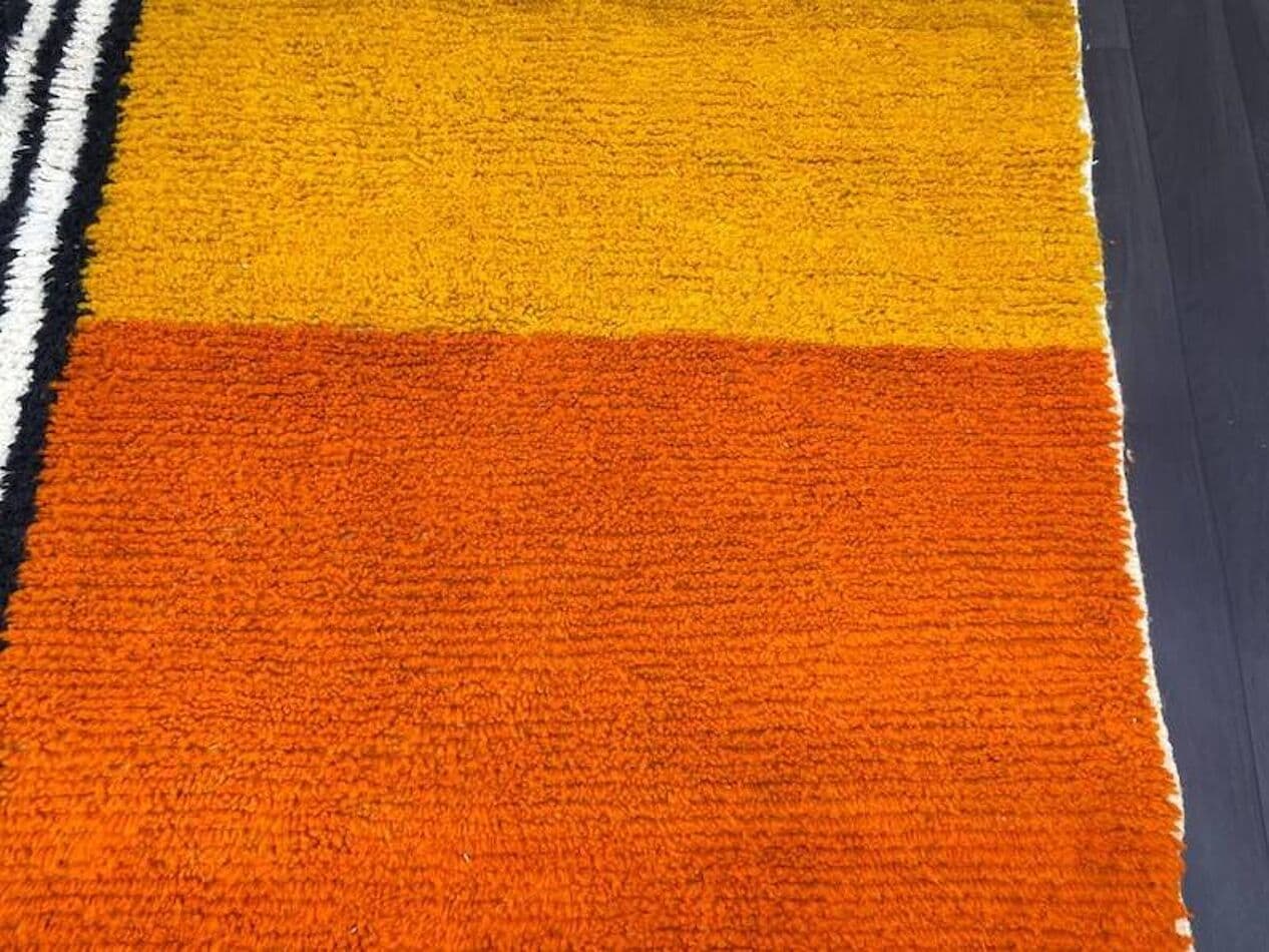 Ręcznie tkany dywan 150x250 cm, wełna, multikolor, Maroko - 207110