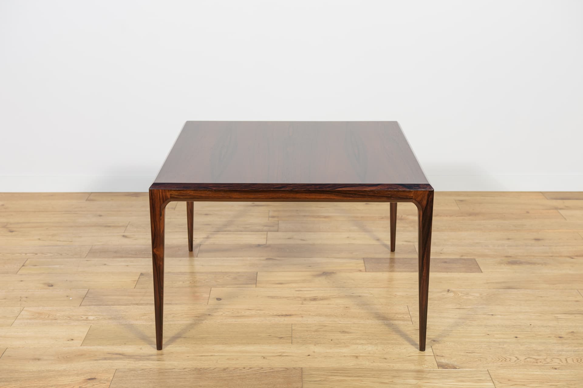 Coffee table, dark brown rosewood, by J. Andersen, Denmark, 1960s. - 205898