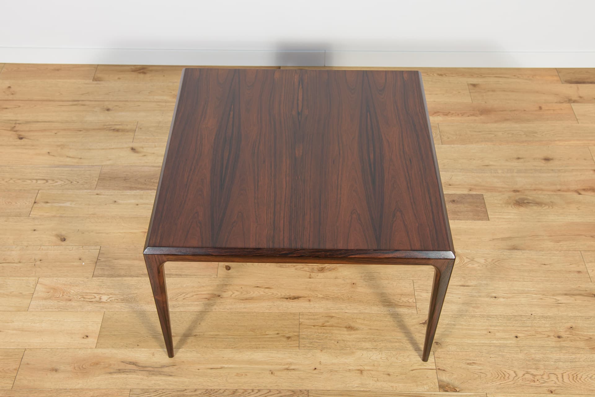 Coffee table, dark brown rosewood, by J. Andersen, Denmark, 1960s. - 205900