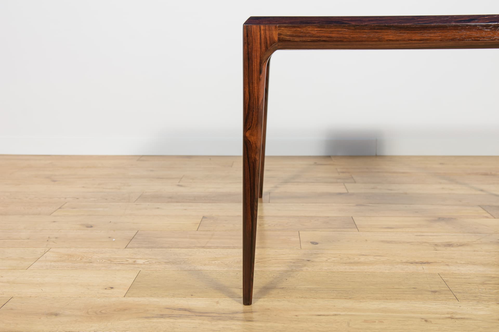 Coffee table, dark brown rosewood, by J. Andersen, Denmark, 1960s. - 205905