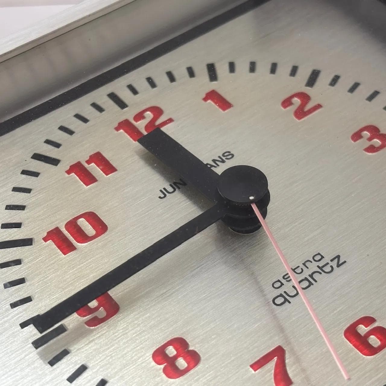 Zegar kominkowy, multikolor, plastik, metal, Niemcy, lata 80. - 14919