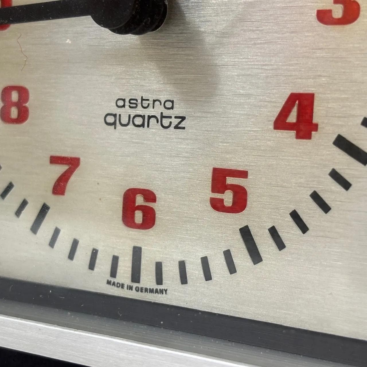 Zegar kominkowy, multikolor, plastik, metal, Niemcy, lata 80. - 14923