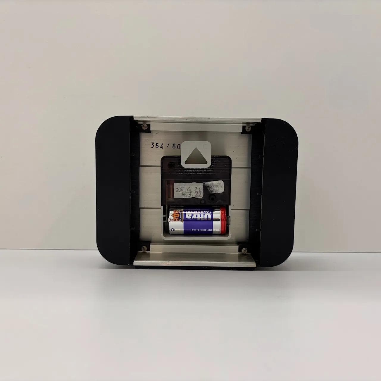 Zegar kominkowy, multikolor, plastik, metal, Niemcy, lata 80. - 14927