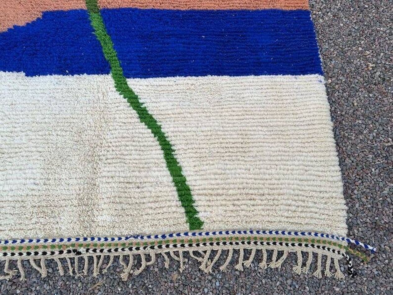 Ręcznie tkany dywan 150x250 cm, wełna, multikolor, Maroko - 206632