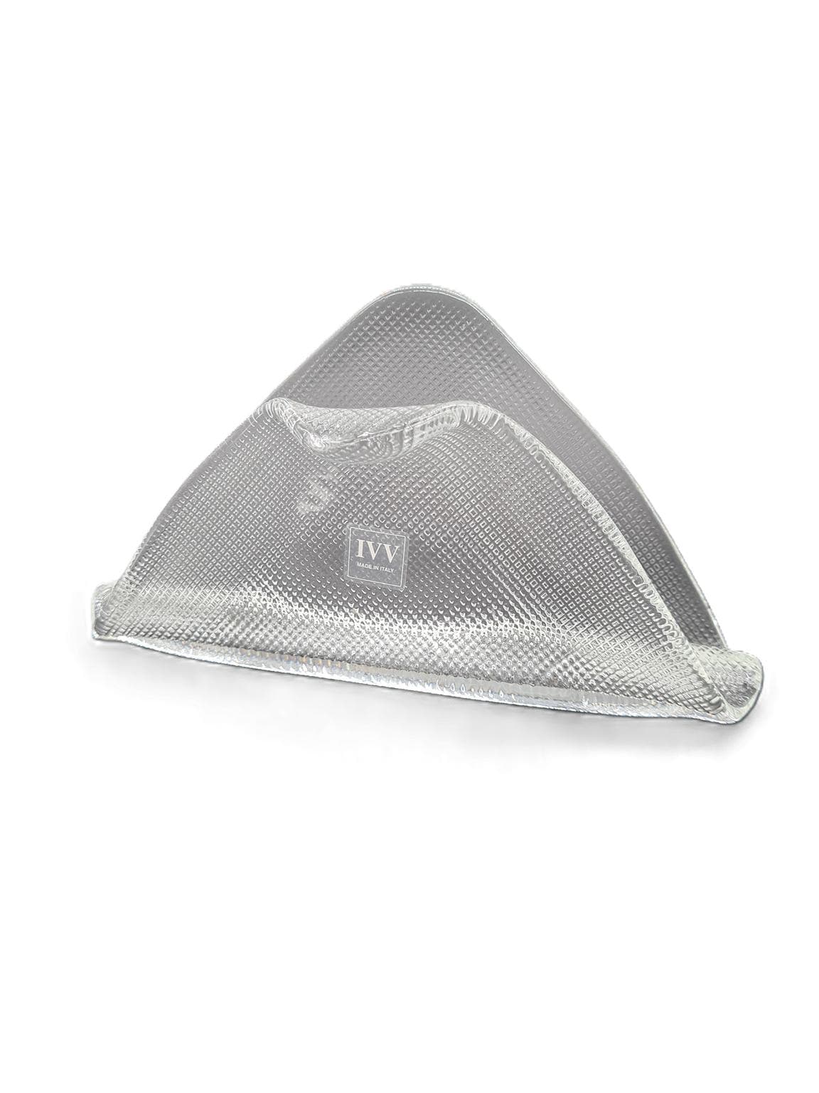 Włoski serwetnik ze szkła prasowanego z IVV, lata 70. XX wieku