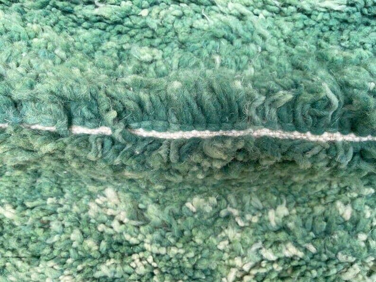 Ręcznie tkany dywan 150x250 cm, wełna, zielony, Maroko - 206562