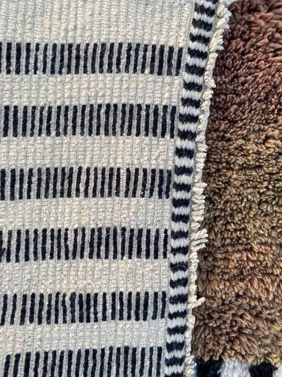 Ręcznie tkany dywan 150x250 cm, wełna, multikolor, Maroko - 206545