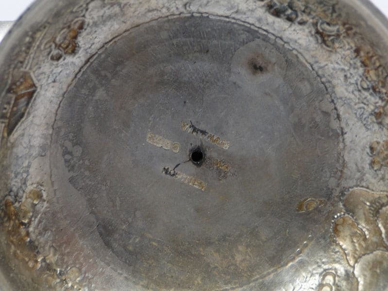 Sitko do herbaty figuralne, srebro, Wietnam, lata 50. - 206102