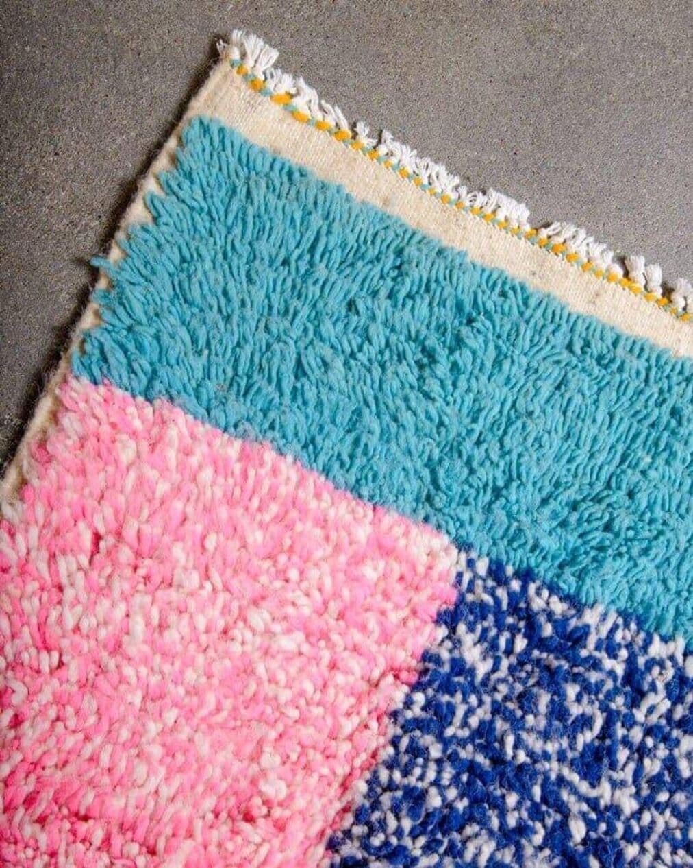 Ręcznie tkany dywan 150x250 cm, wełna, multikolor, Maroko - 206509