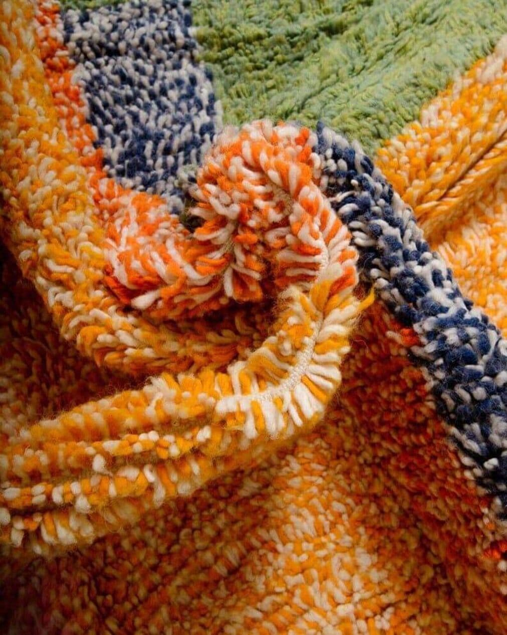 Ręcznie tkany dywan 150x250 cm, wełna, multikolor, Maroko - 206508