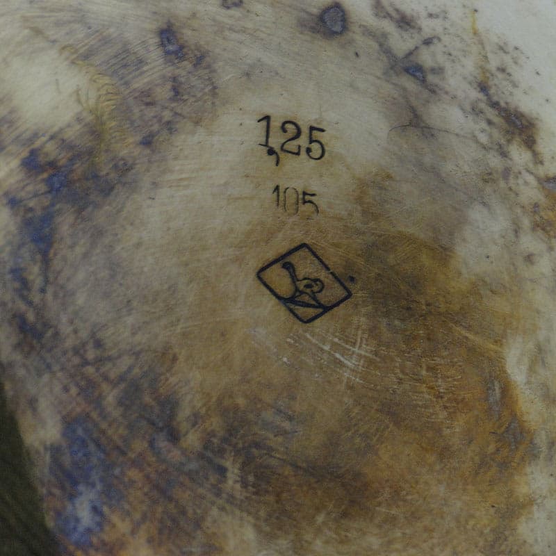 Buliera Art Nouveau, mosiądz złocisty, WMF, Niemcy, początek XX w. - 206126