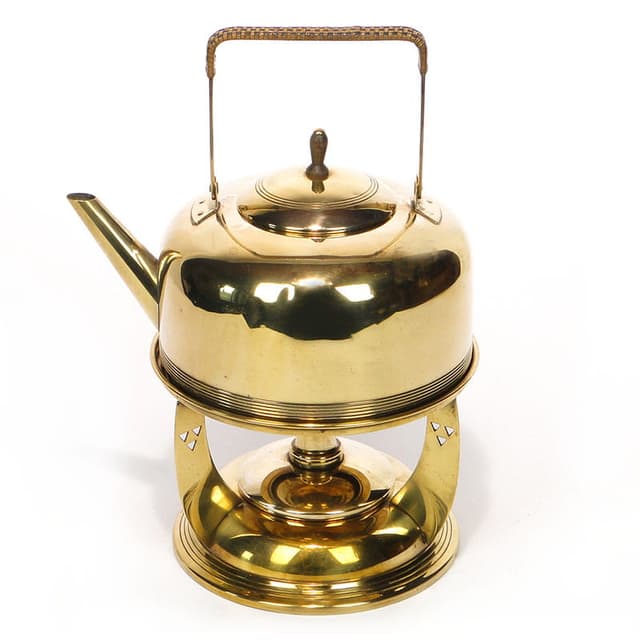 Buliera Art Nouveau, mosiądz złocisty, WMF, Niemcy, początek XX w. - WYMIARY