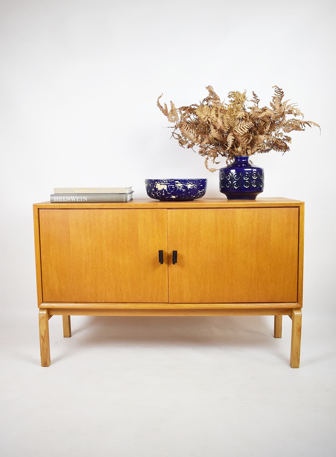 Komoda, dąb jasnobrązowy, proj. M. Grabiński, Ikea, Szwecja, lata 60. - 206153