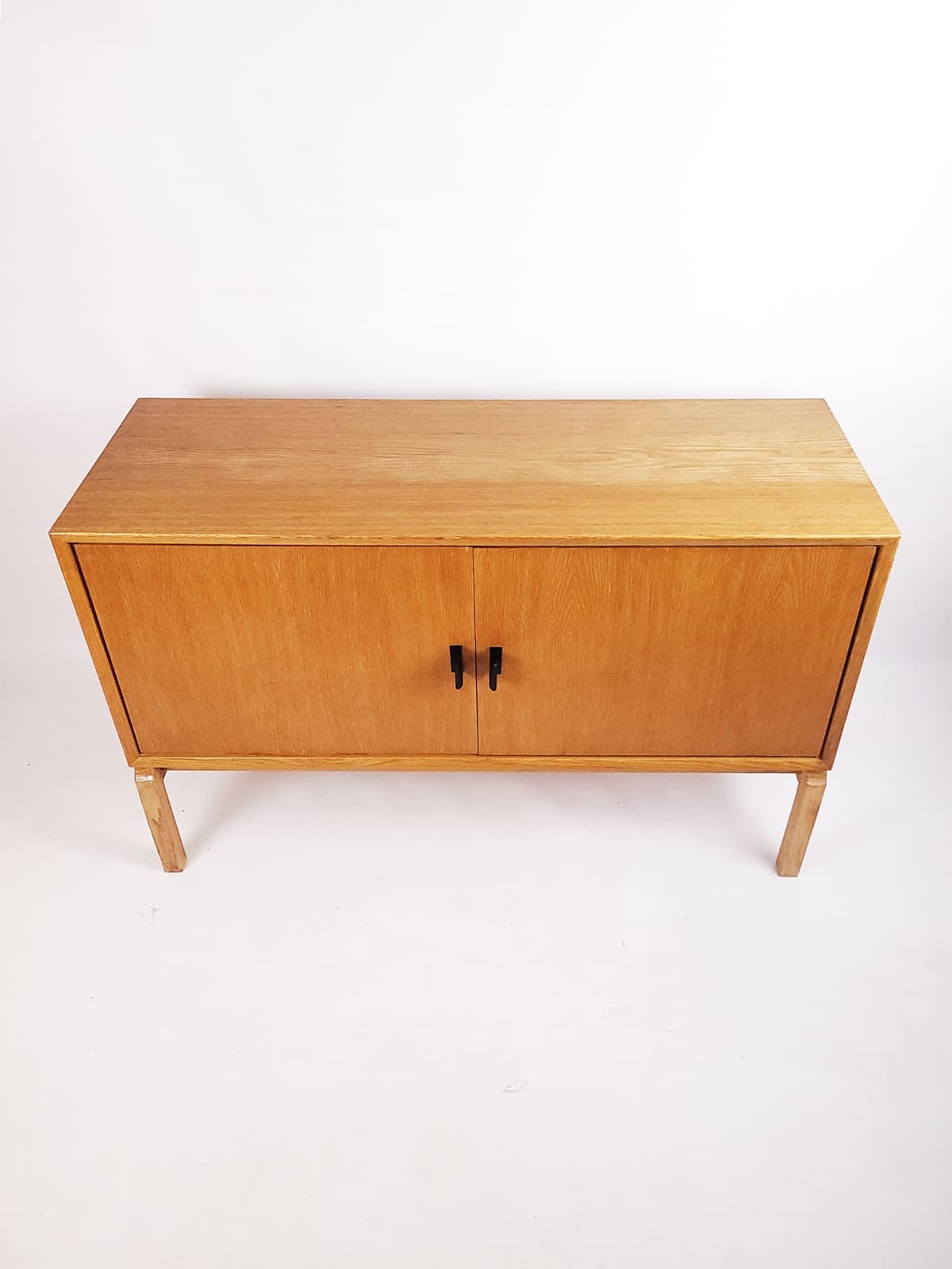 Komoda, dąb jasnobrązowy, proj. M. Grabiński, Ikea, Szwecja, lata 60. - 206152