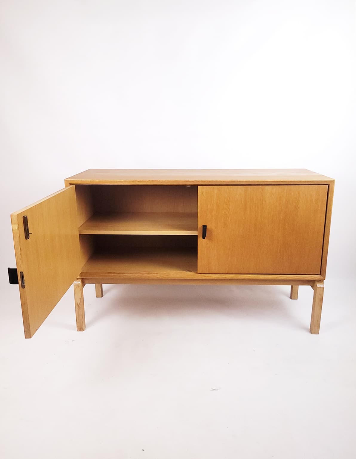 Komoda, dąb jasnobrązowy, proj. M. Grabiński, Ikea, Szwecja, lata 60. - 206151