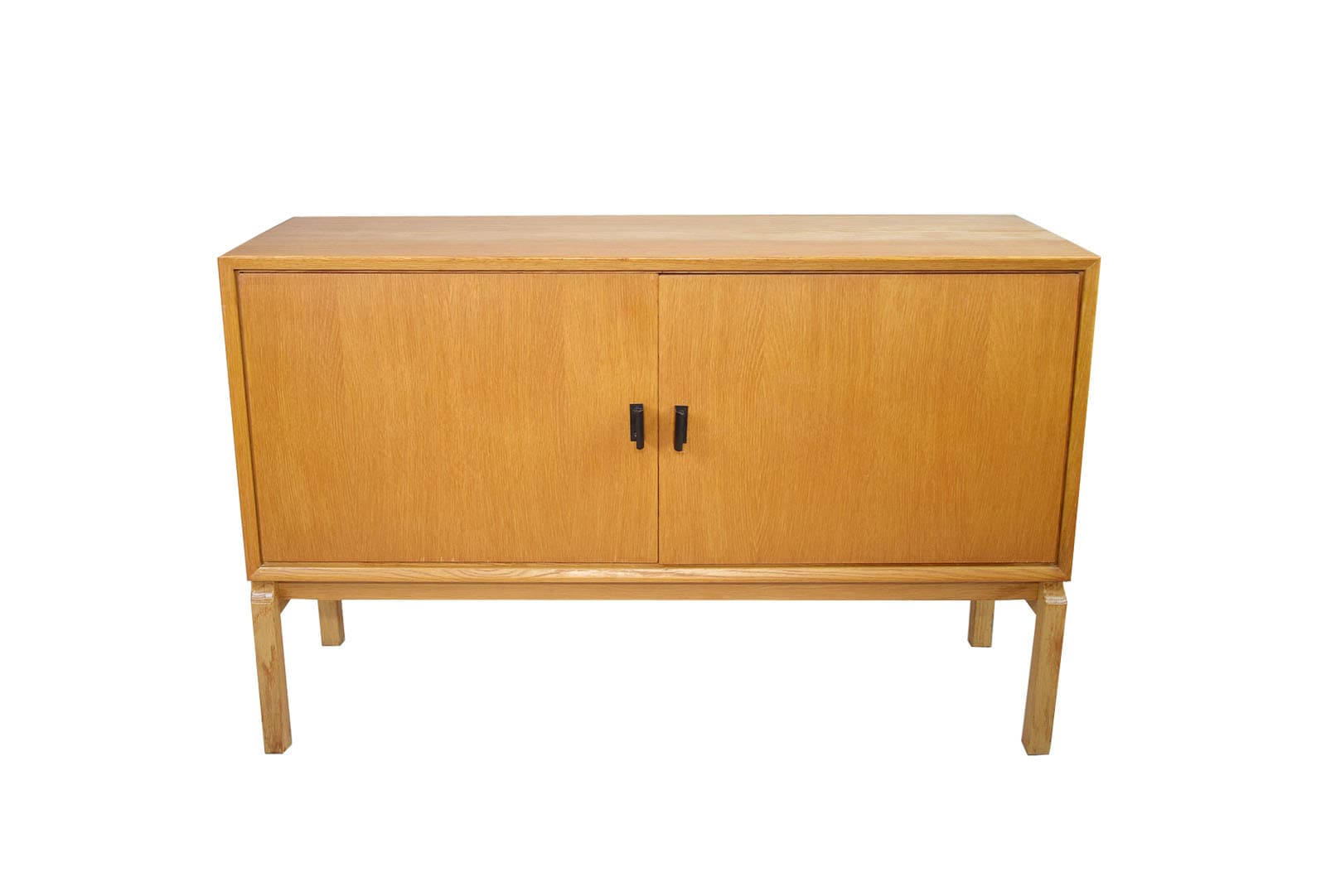 Komoda, dąb jasnobrązowy, proj. M. Grabiński, Ikea, Szwecja, lata 60.