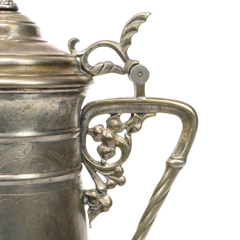 Dzban na wino Art Nouveau, złoty, mosiądz, Niemcy, początek XX w. - 206182