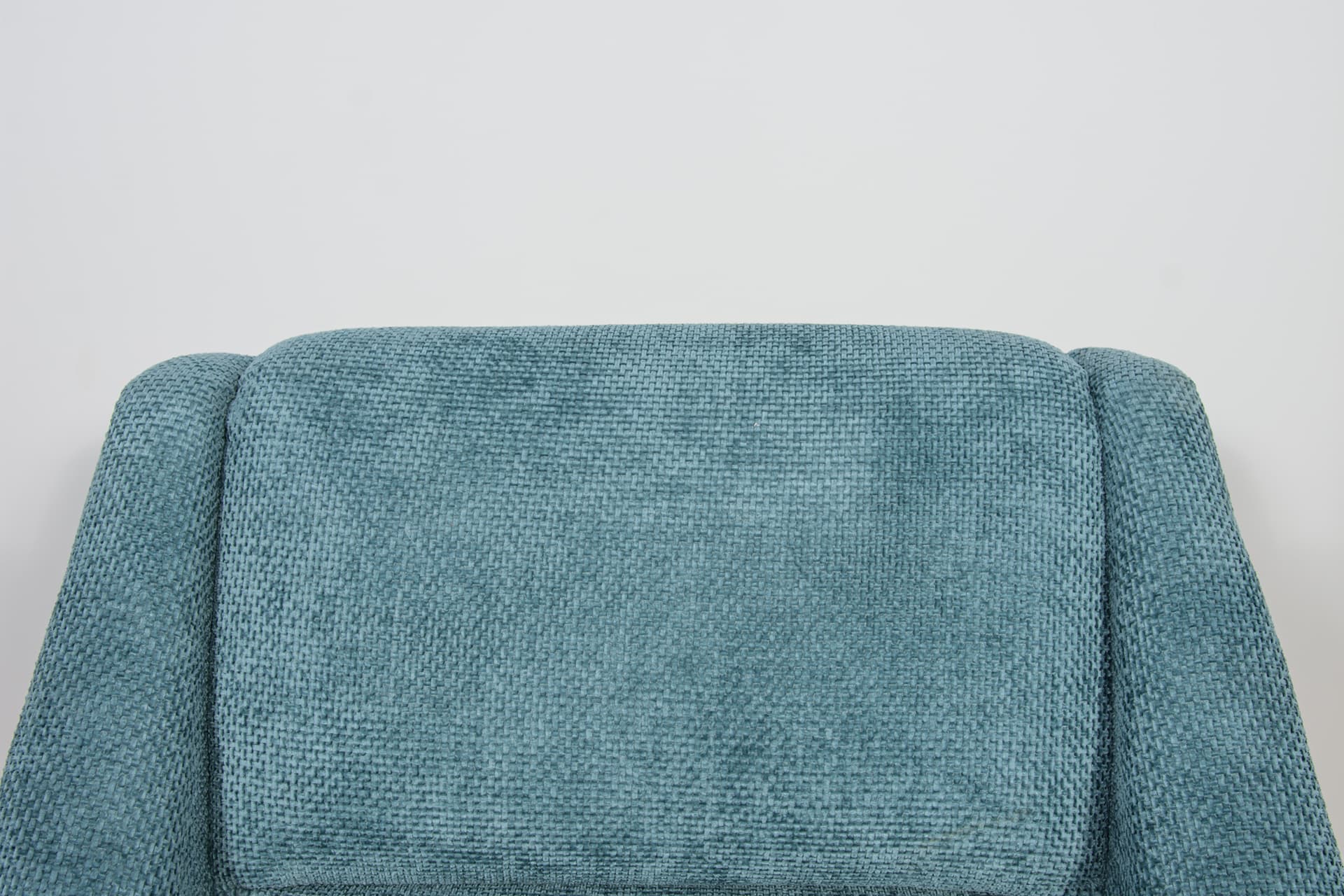 Armchair, blue fabric, beech, by F. Ohlsson, Dux, Sweden, 1960s. - 206198