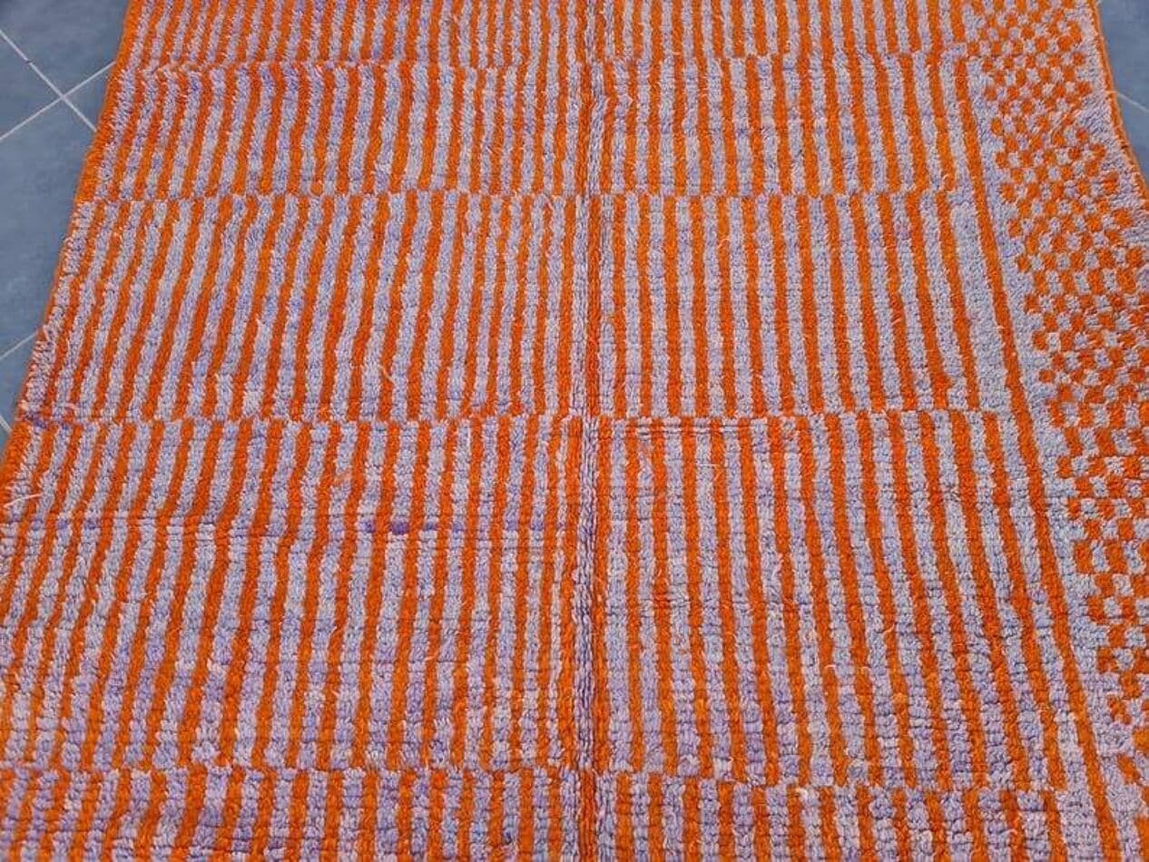 Ręcznie tkany dywan 200x300 cm, wełna, multikolor, Maroko - 206420