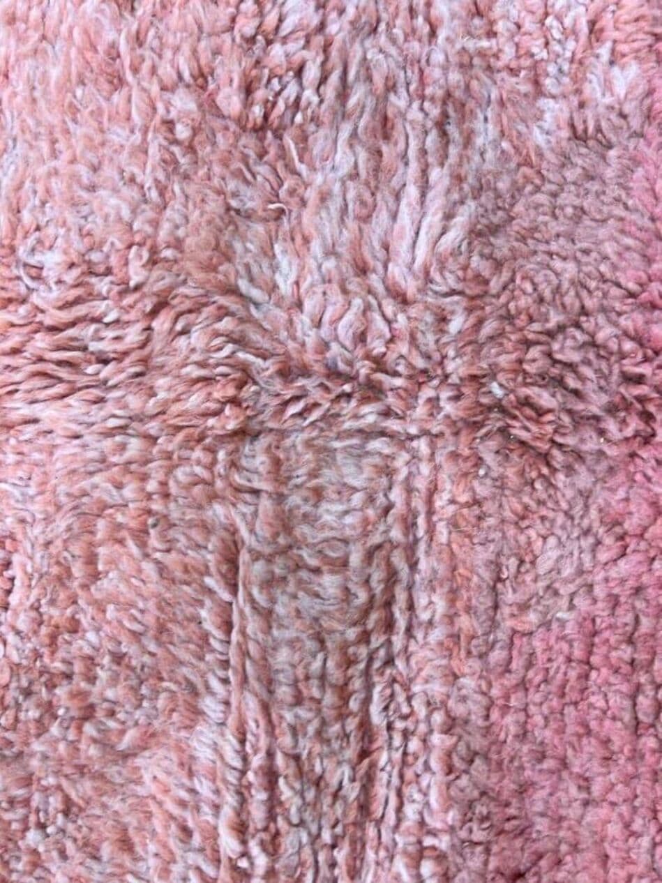 Ręcznie tkany dywan 150x250 cm, wełna, zielony, różowy, Maroko - 206339