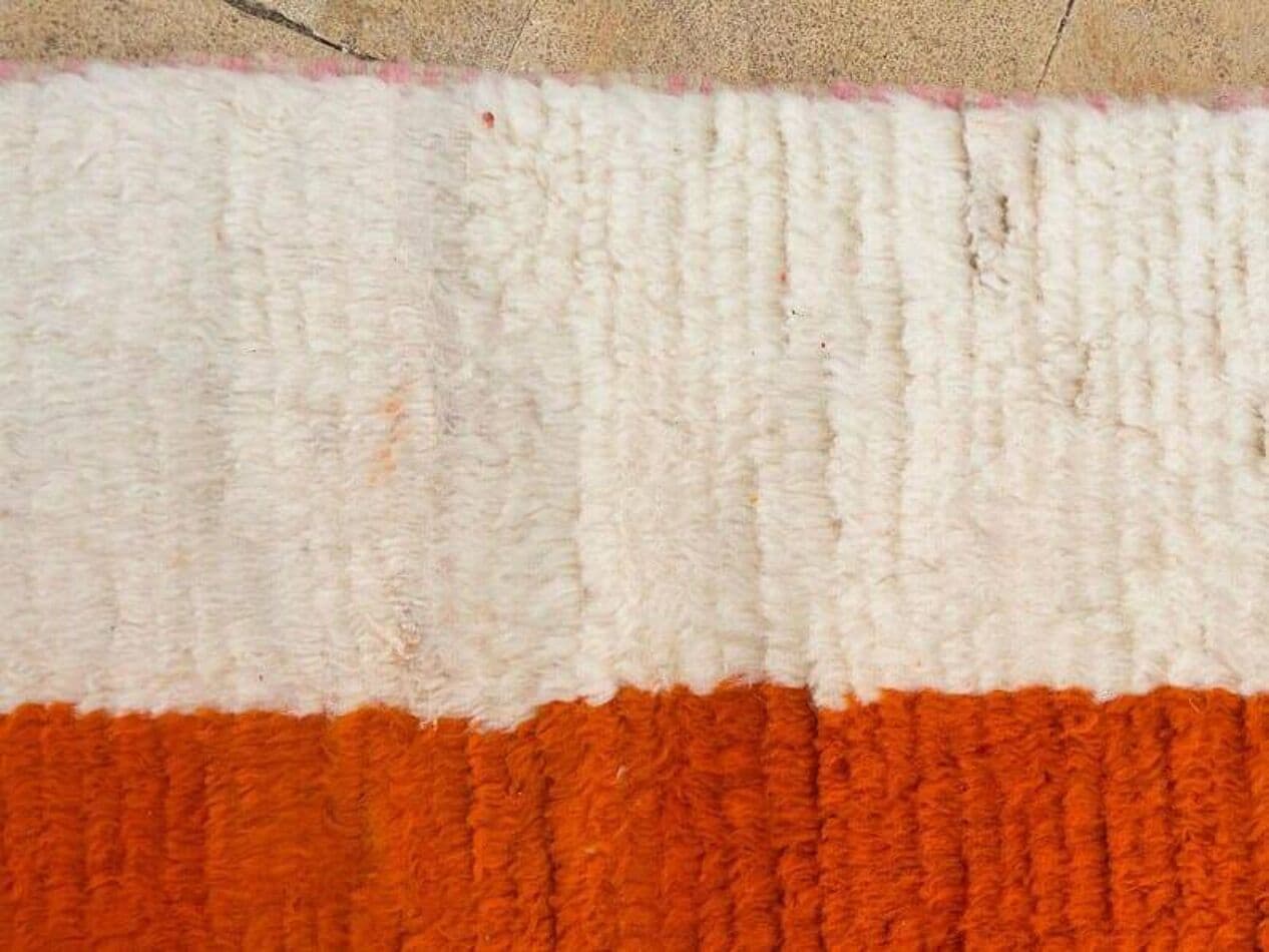 Ręcznie tkany dywan 200x300 cm, wełna, pomarańczowy, Maroko - 206297