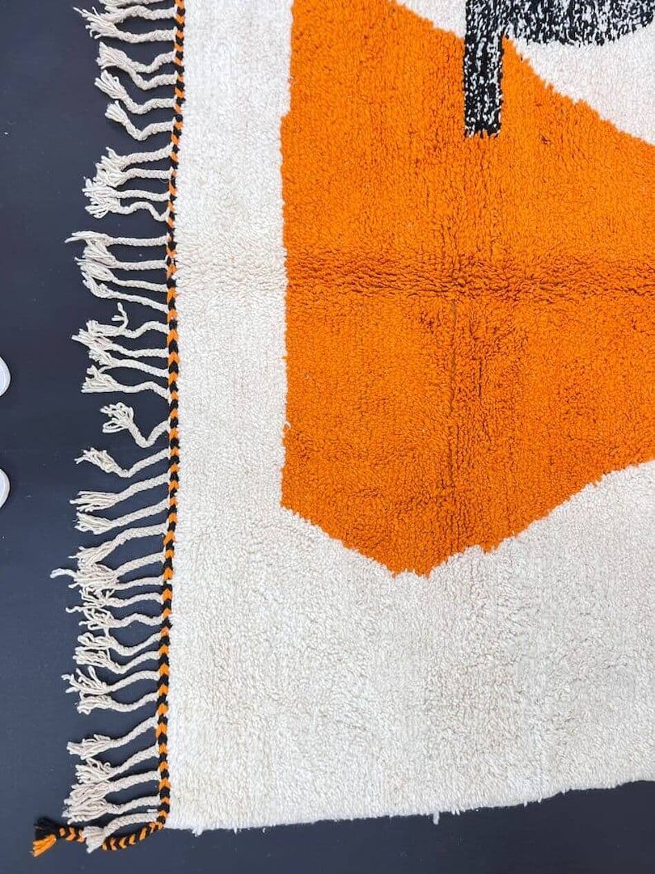 Handwoven rug 150x250 cm, wool, multicolor, Morocco - 207311