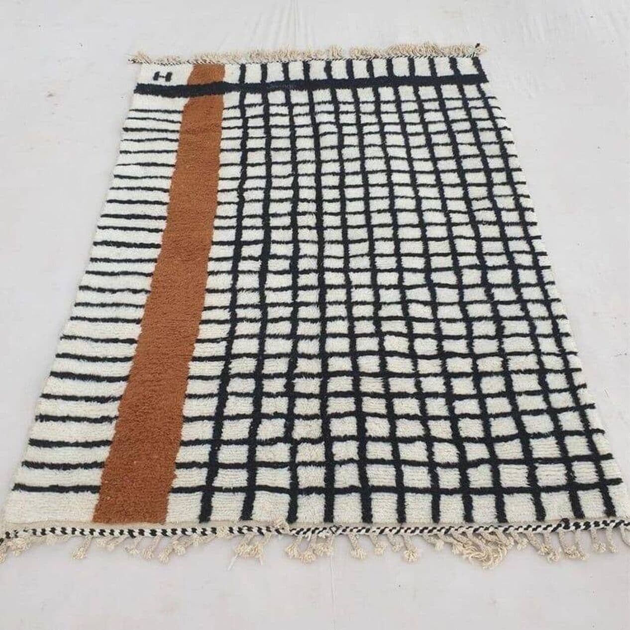 Handmade wool rug 200x300 cm, multicolor, Morocco - 207283