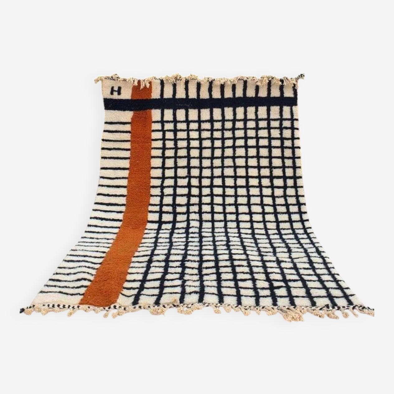 Handmade wool rug 200x300 cm, multicolor, Morocco - 207282