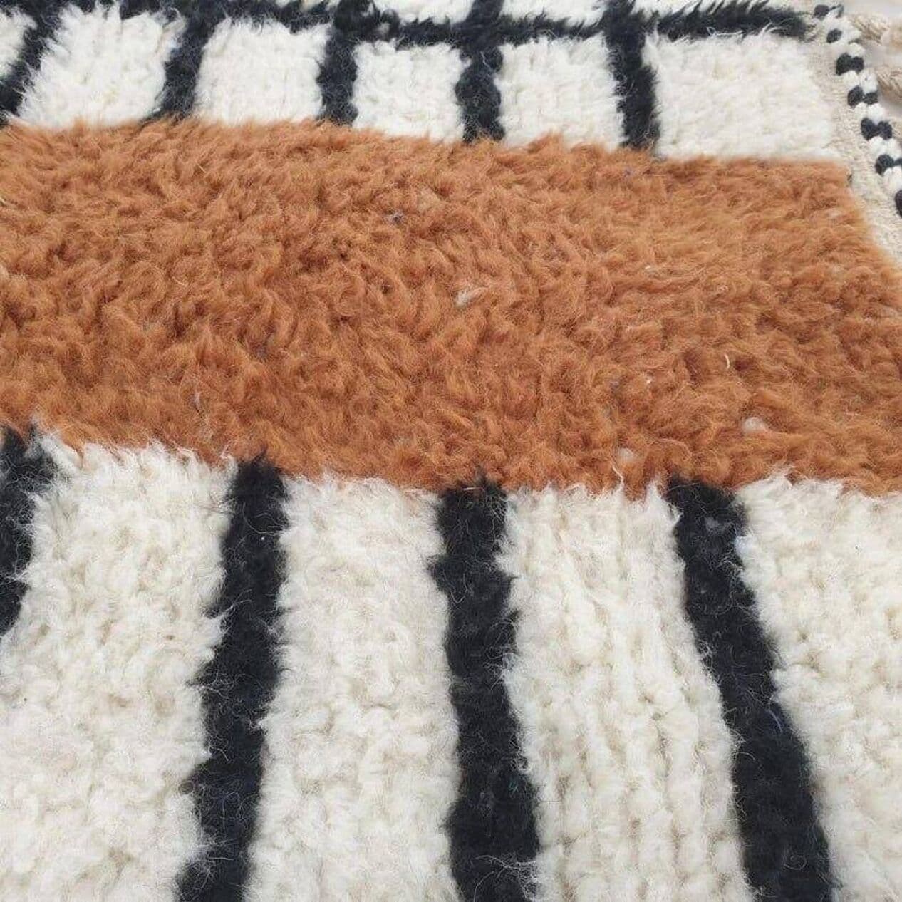 Handmade wool rug 200x300 cm, multicolor, Morocco - 207284