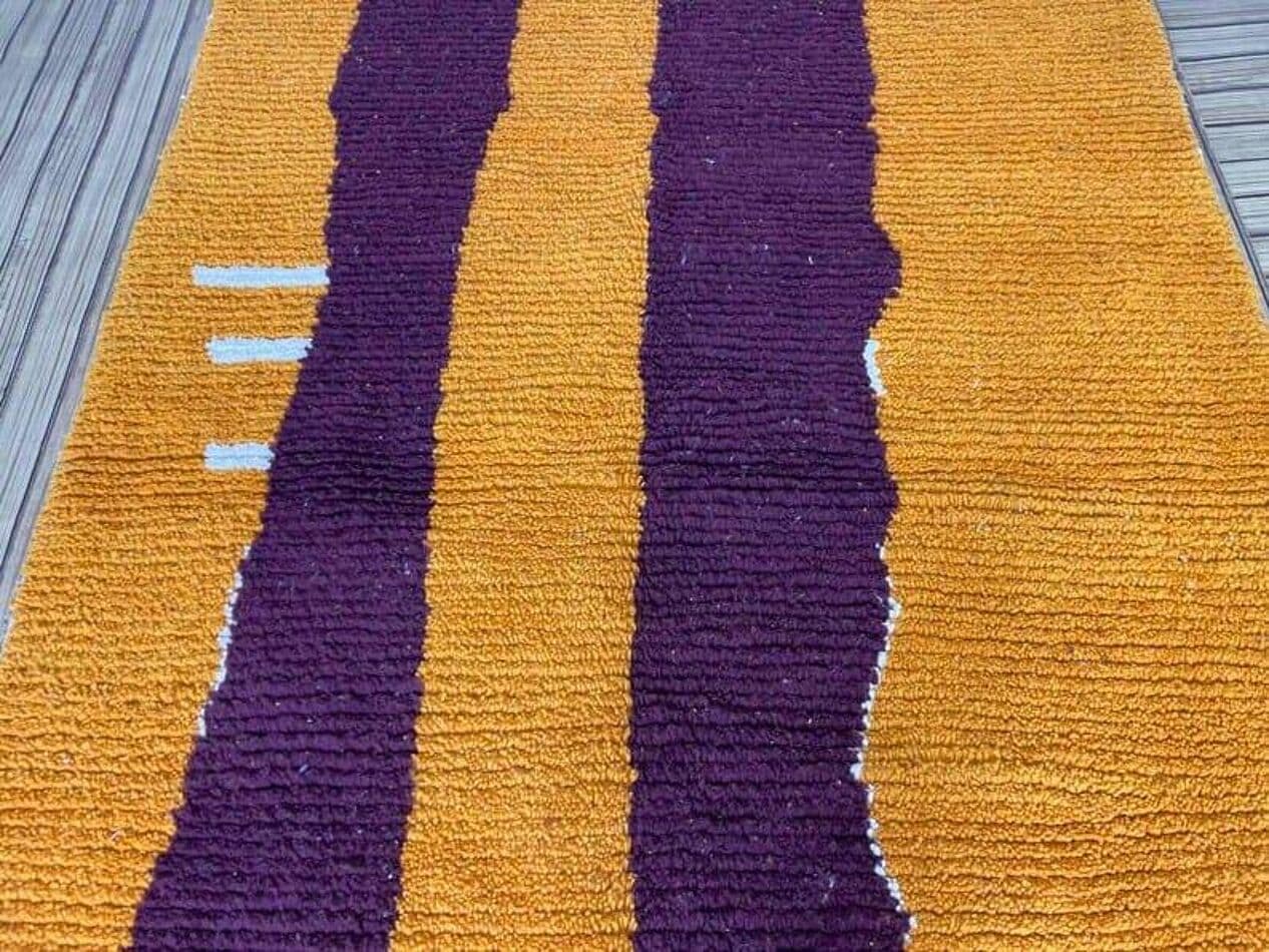 Ręcznie tkany dywan 200x300 cm, wełna, multikolor, Maroko - 207252