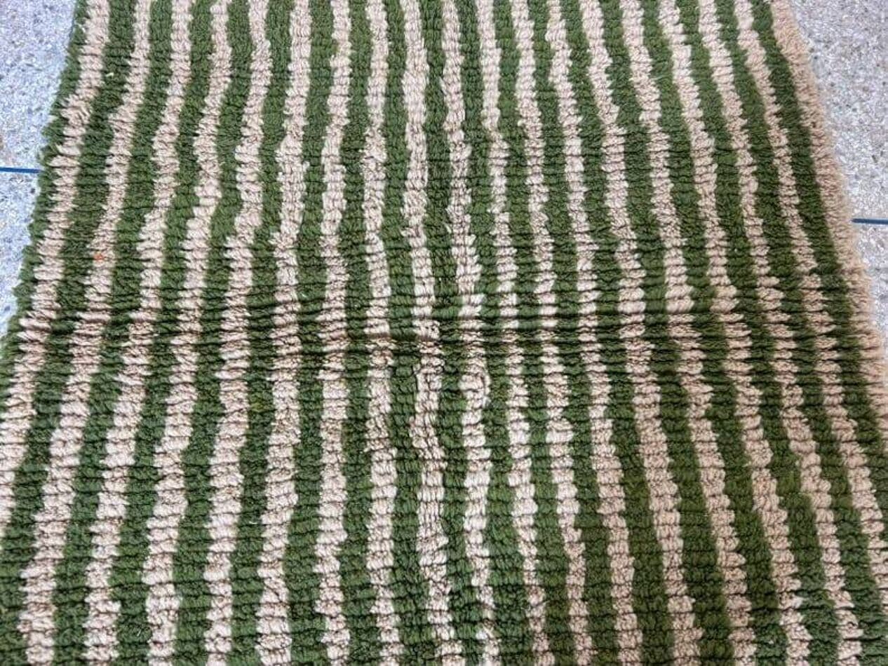 Ręcznie tkany dywan 150x250 cm, wełna, zielony, Maroko - 207242
