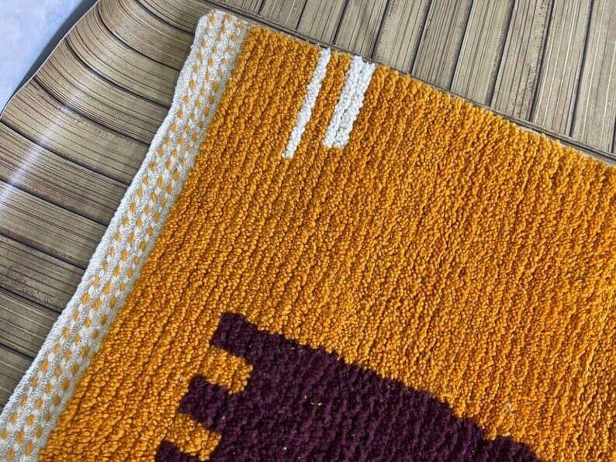 Handwoven rug 150x250 cm, wool, multicolour, Morocco - 207239