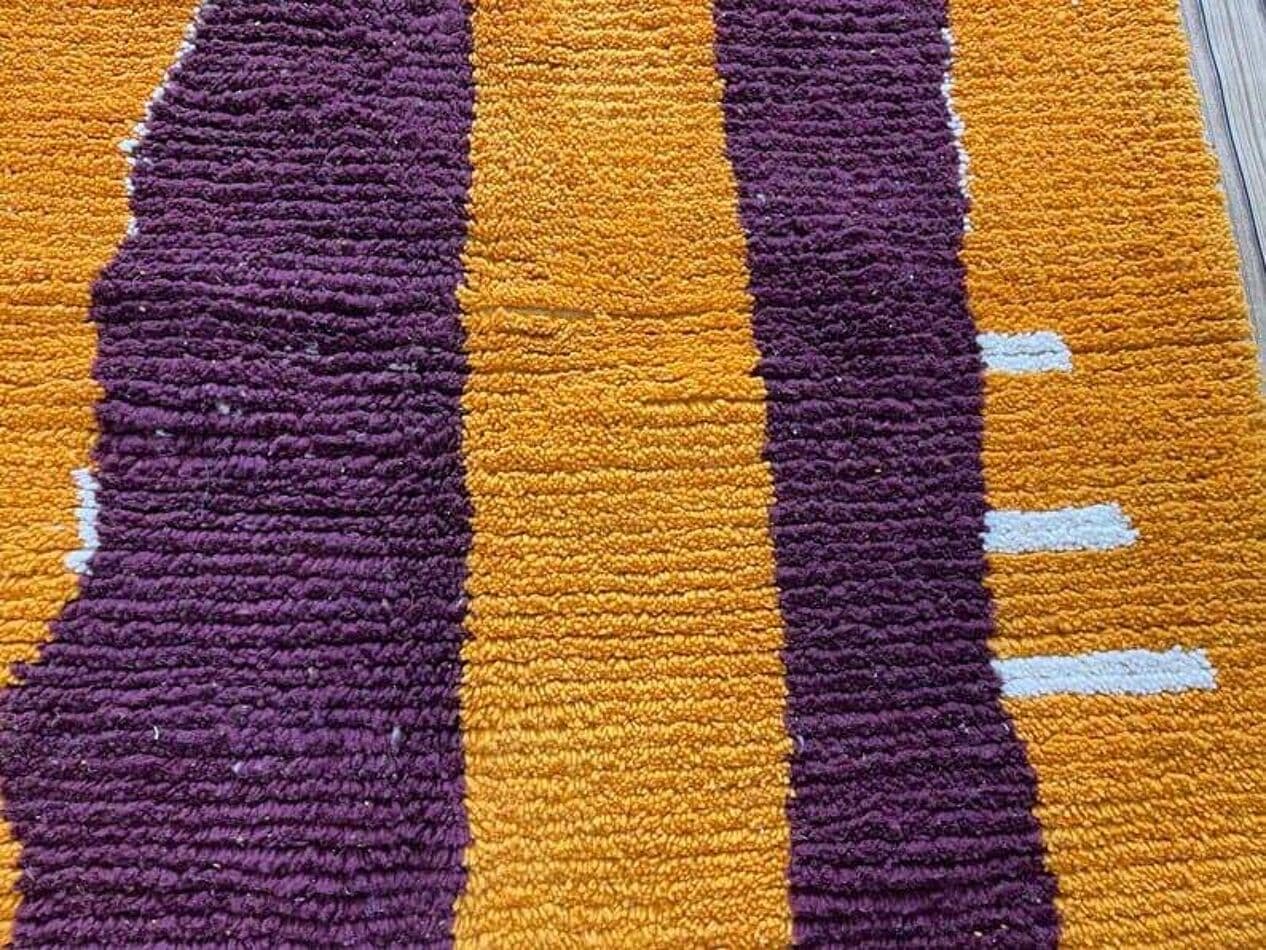 Handwoven rug 150x250 cm, wool, multicolour, Morocco - 207236