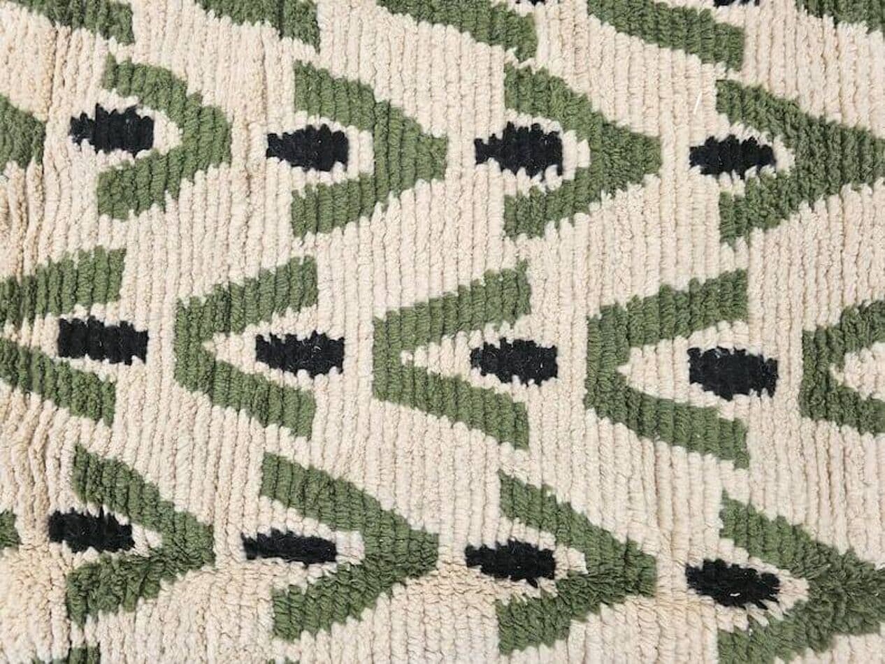 Ręcznie tkany dywan 200x300 cm, wełna, beżowy, Maroko - 208270