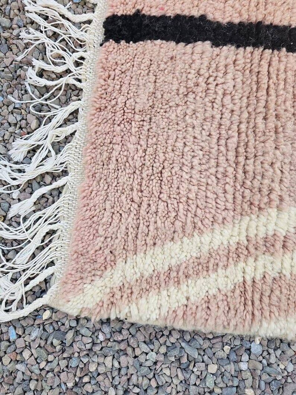 Handwoven rug 150x250 cm, wool, multicolor, Morocco - 208263