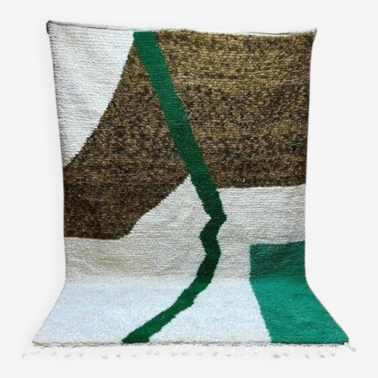 Ręcznie tkany dywan 150x250 cm, wełna, multikolor, Maroko - 208233