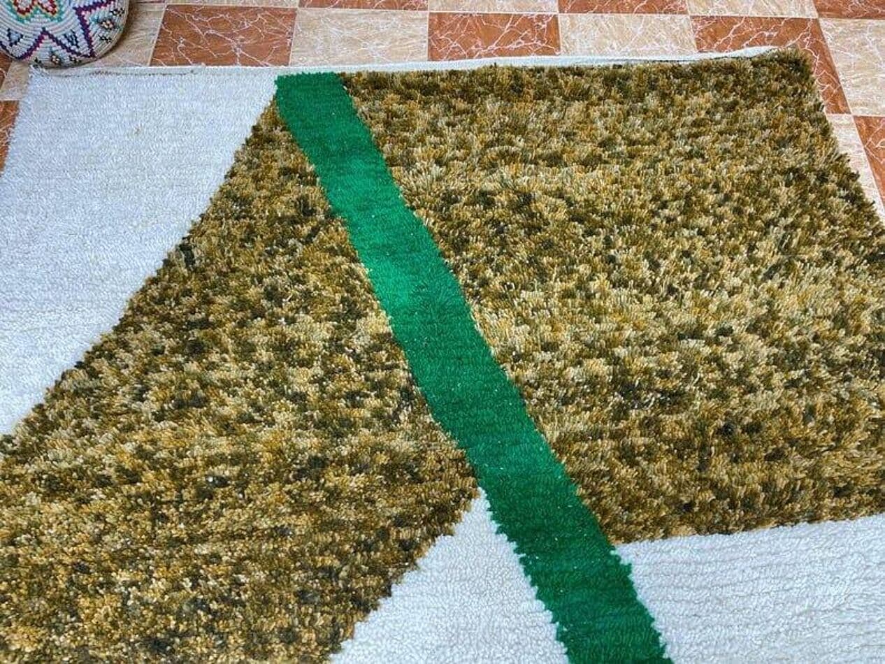 Ręcznie tkany dywan 150x250 cm, wełna, multikolor, Maroko - 208238