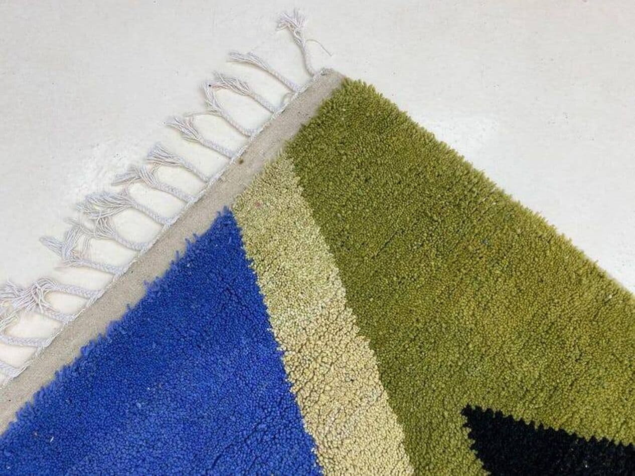 Ręcznie tkany dywan 150x250 cm, wełna, multikolor, Maroko - 208225