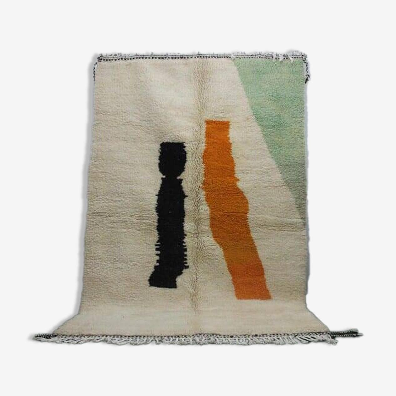 Ręcznie tkany dywan 150x250 cm, wełna, multikolor, Maroko - 208208