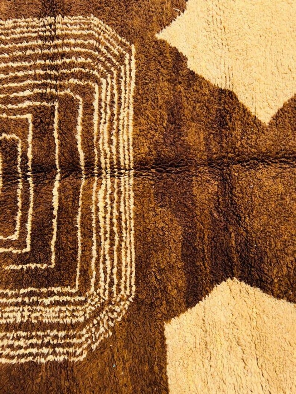 Ręcznie tkany dywan 150x250 cm, wełna, multikolor, Maroko - 208199