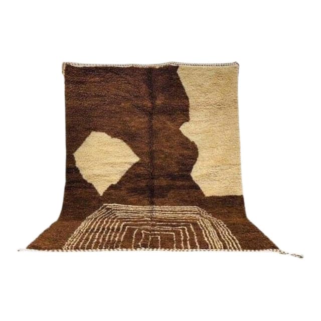 Ręcznie tkany dywan 150x250 cm, wełna, multikolor, Maroko - WYMIARY