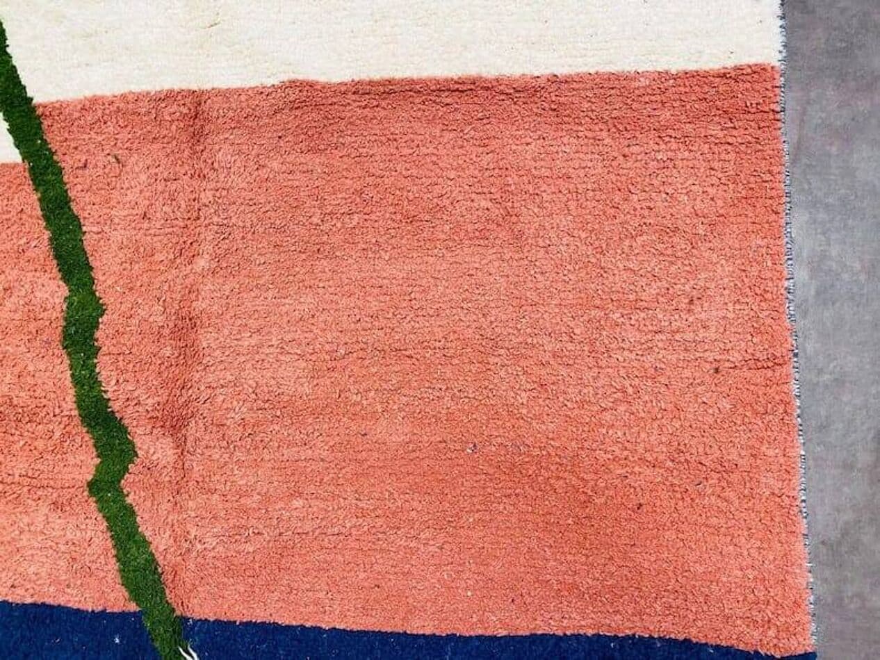 Ręcznie tkany dywan 200x300 cm, wełna, multikolor, Maroko - 208150