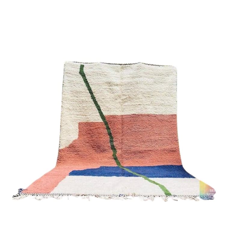 Ręcznie tkany dywan 200x300 cm, wełna, multikolor, Maroko