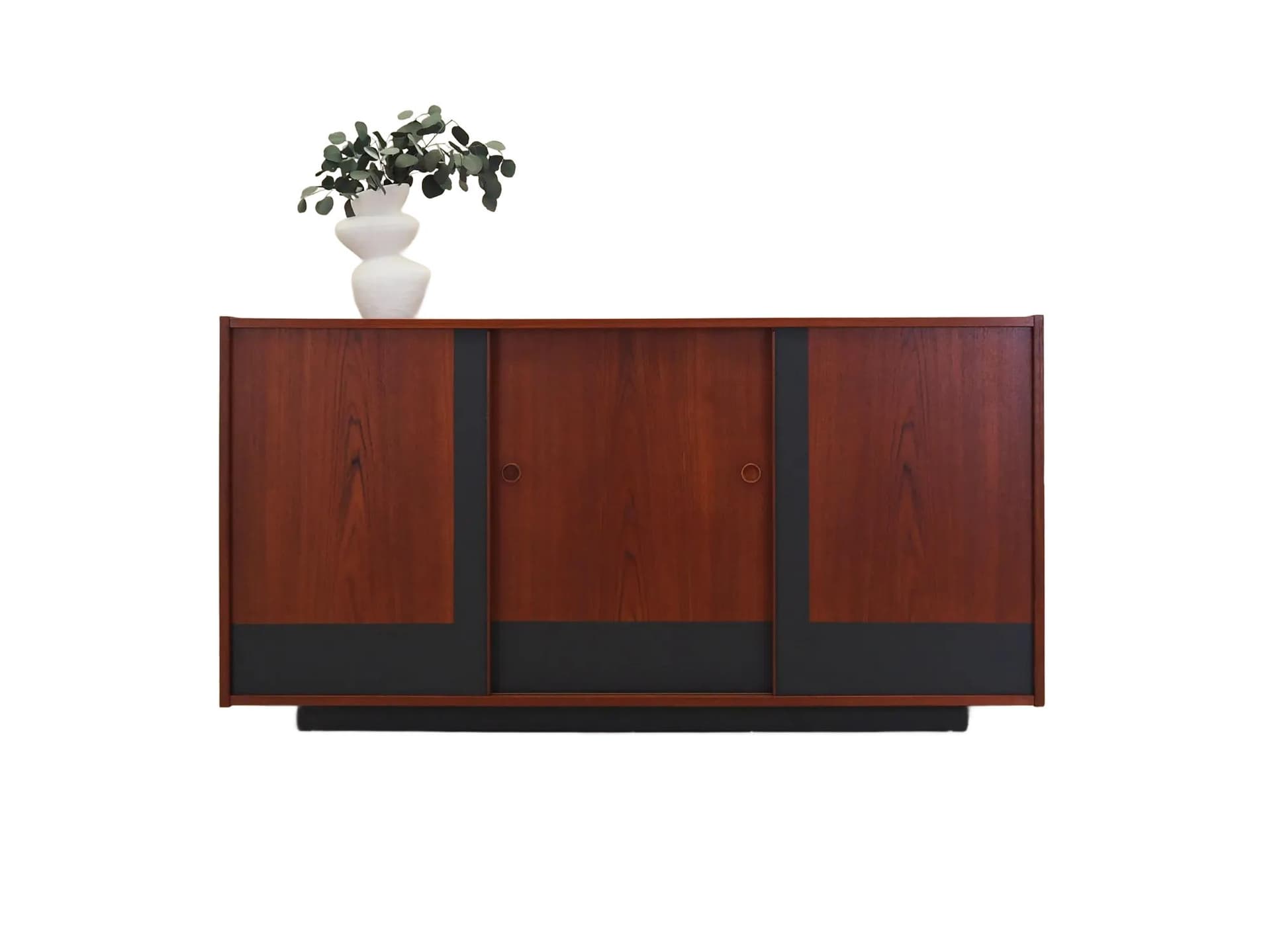 Sideboard, teak brązowy, Dania, lata 70.