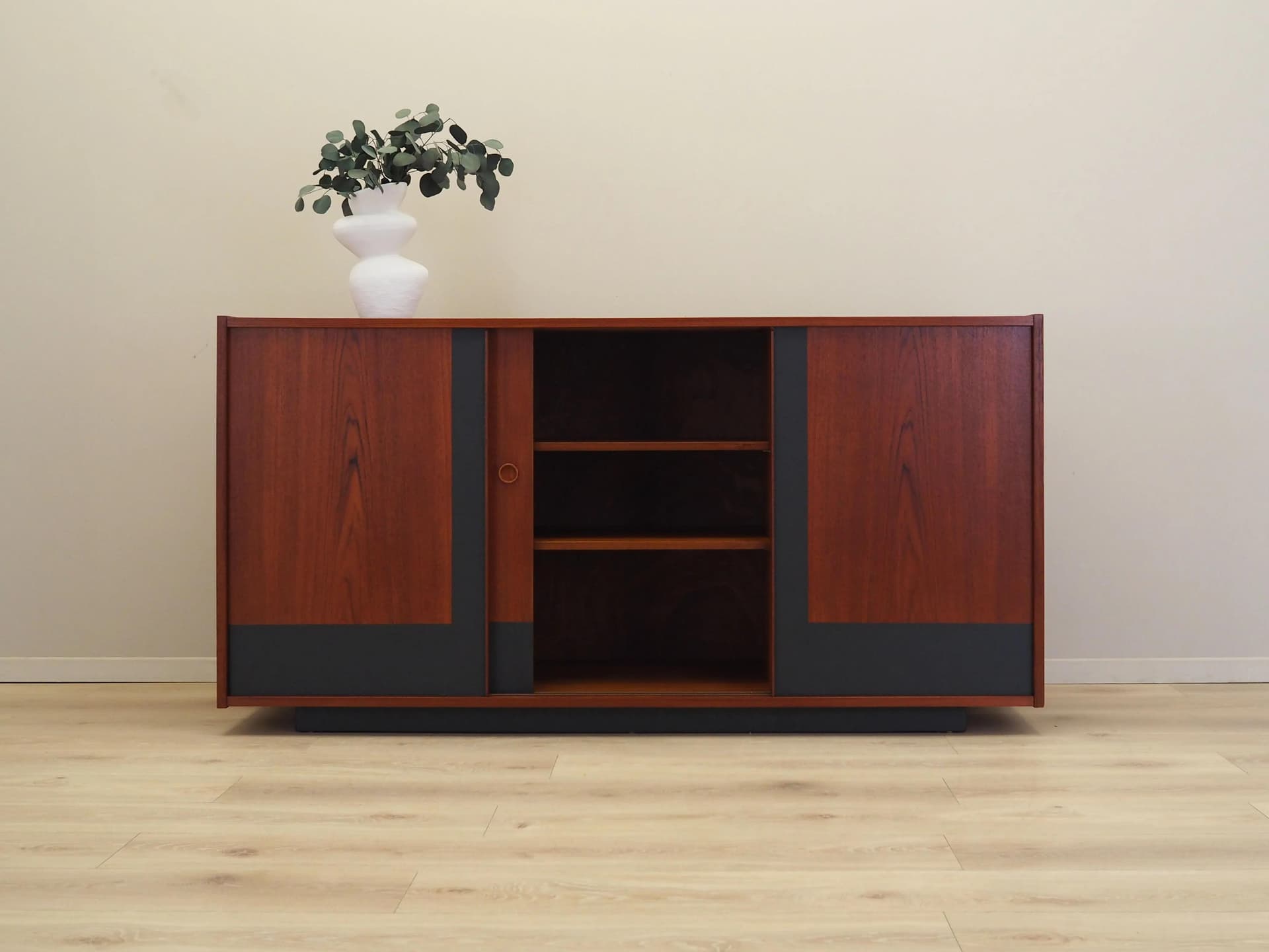 Sideboard, teak brązowy, Dania, lata 70. - 14969