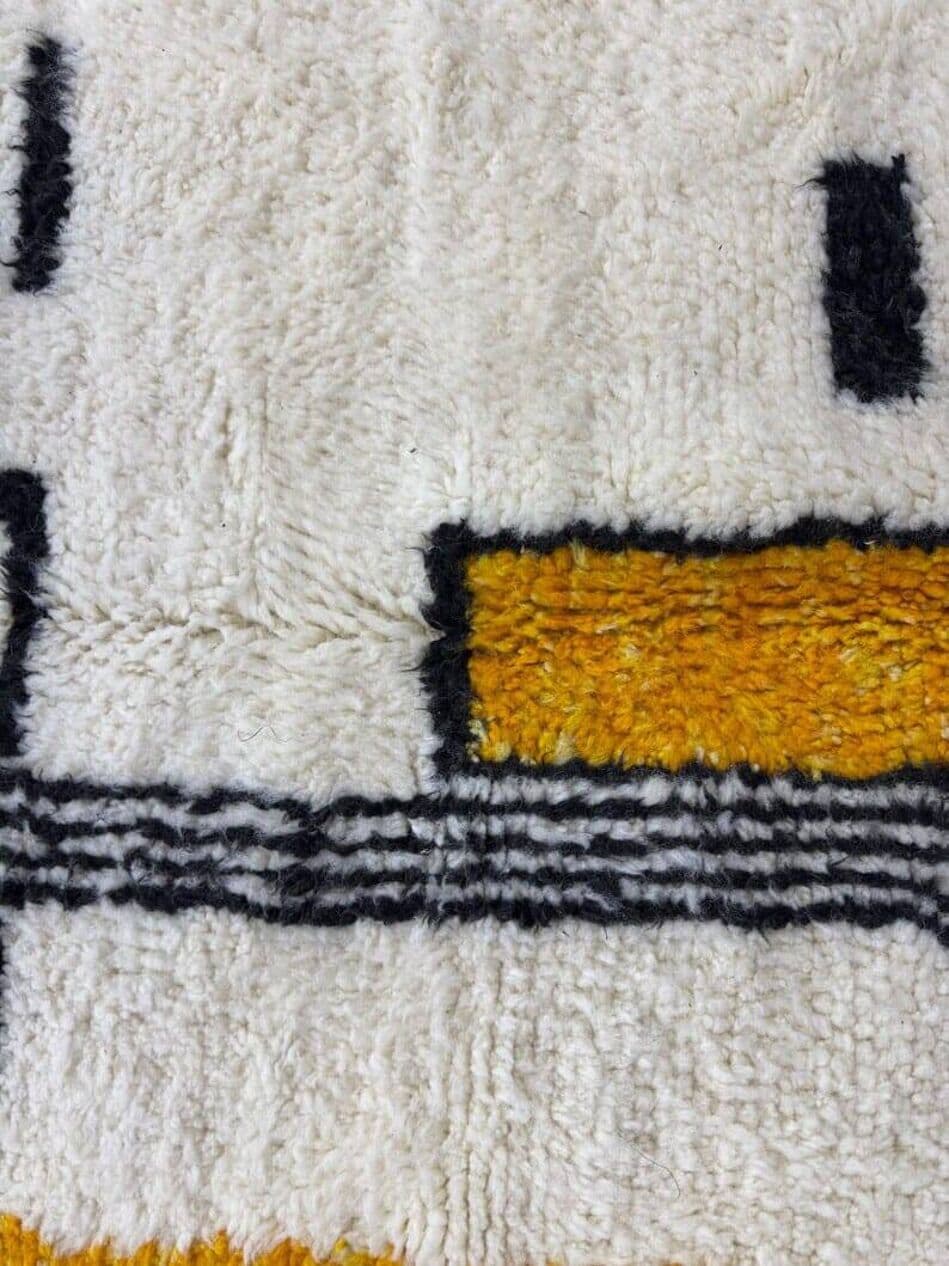 Handwoven rug 200x300 cm, wool, multicolour, Morocco - 208054