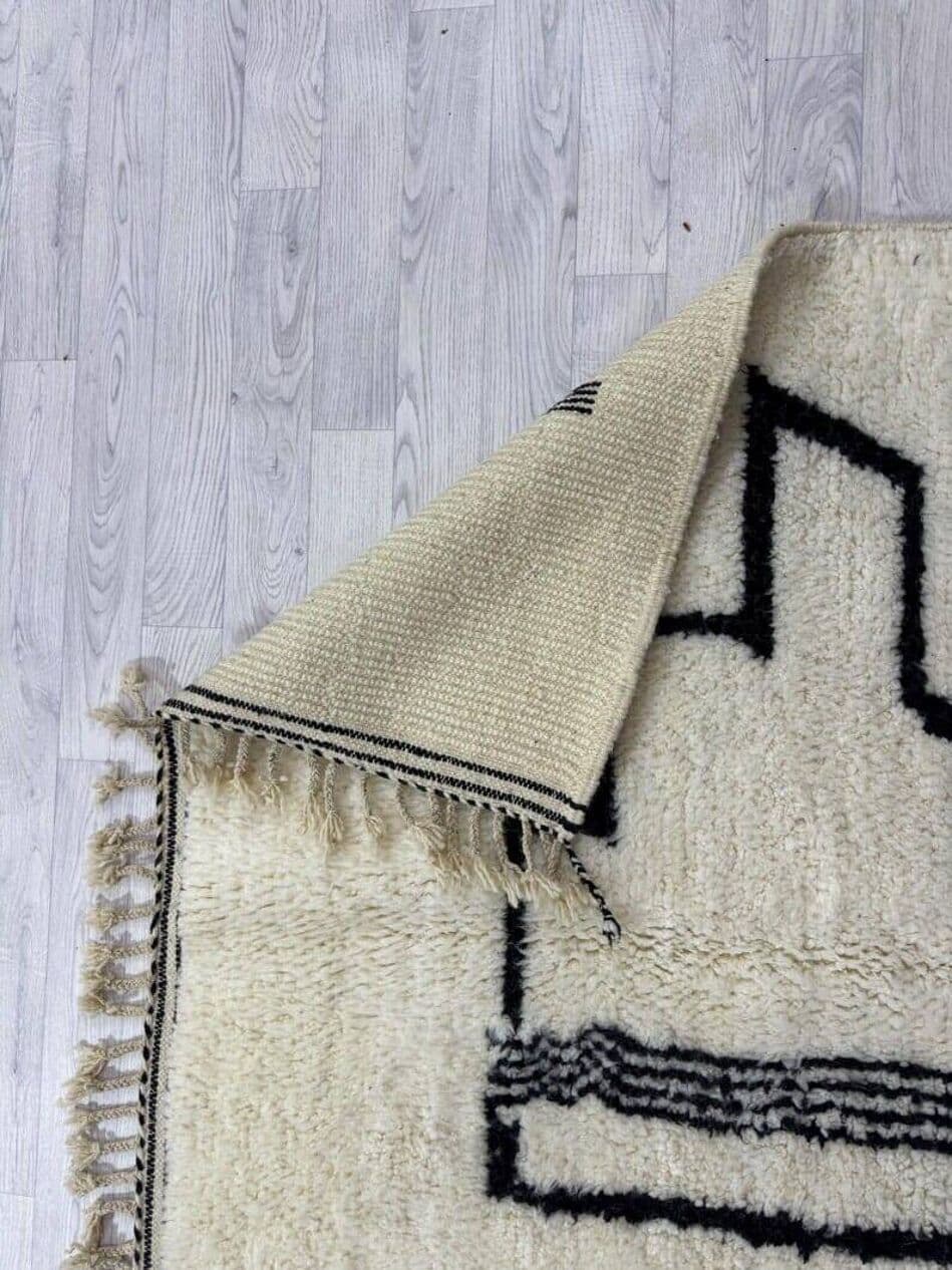 Handwoven rug 200x300 cm, wool, multicolour, Morocco - 208057