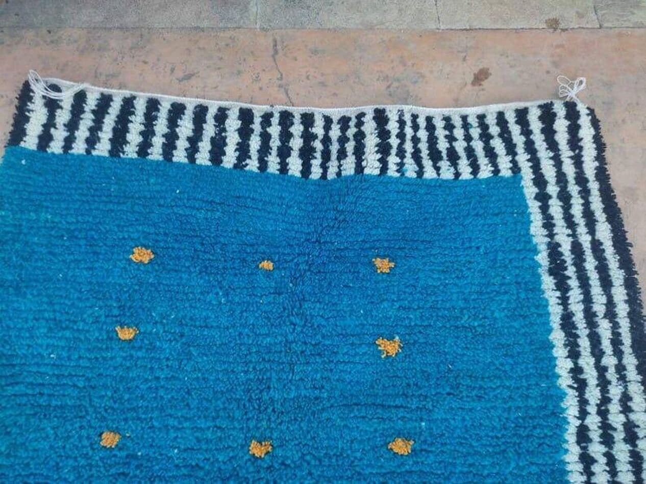 Handmade wool rug 150x250 cm, multicolor, Morocco - 208025