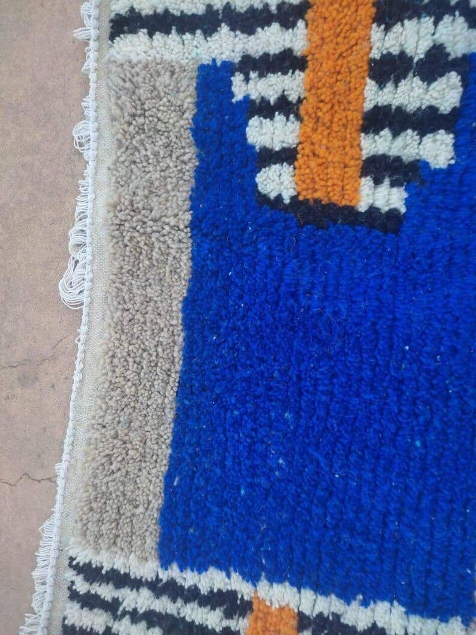 Handmade wool rug 150x250 cm, multicolor, Morocco - 208026