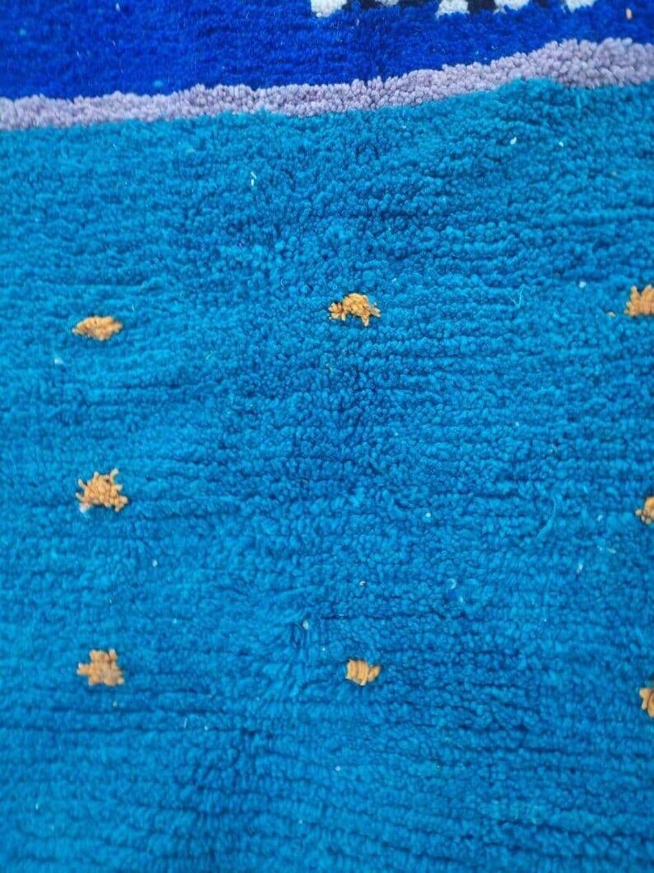 Handmade wool rug 150x250 cm, multicolor, Morocco - 208029